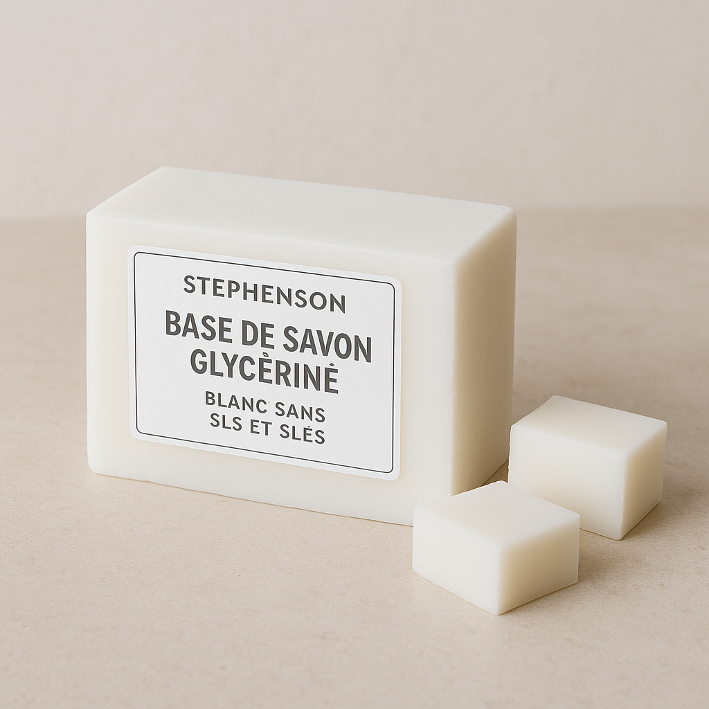 White glycerin soap base without SLS and SLES (Stephenson)